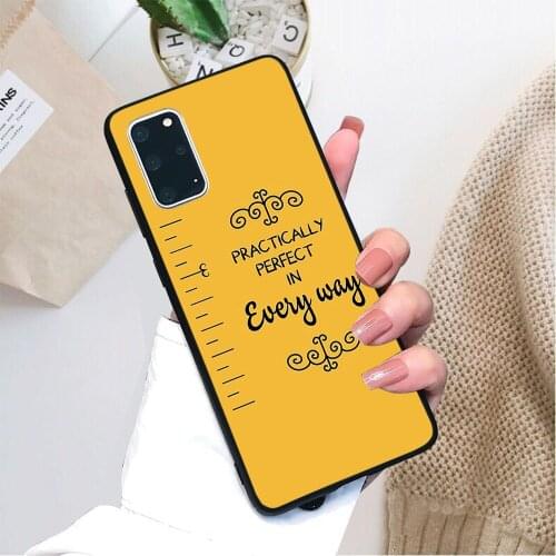 Mary Poppins pattern soft TPU border phone case for Samsung Galaxy S Galaxy A and Note case