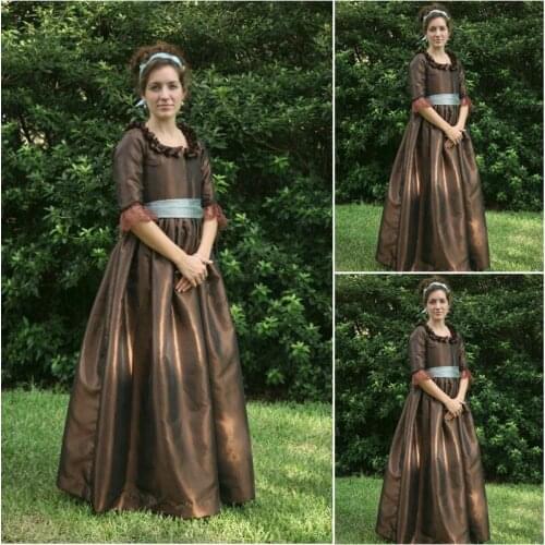 Custom made SC-289 Victorian Gothic/Civil War Southern Belle Ball Gown Dress Halloween dresses Sz US 6-26 XS-6XL