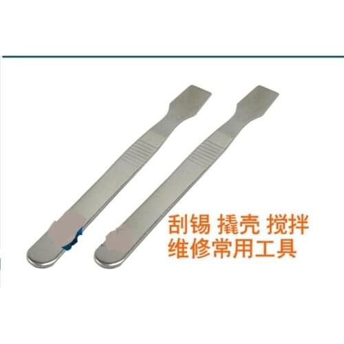 Stainless steel scraper Tin slurry mixing Liquid crystal shell opening metal crowbar repair tool NO.C1617