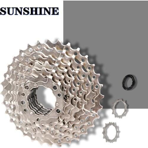 Ultralight mountain bike cassette flywheel 8-speed 11-32T SUNSHINE aluminum alloy 24-speed mtb bicycle Freewheel