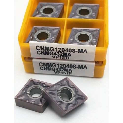 Carbide insert CNMG120408 MA VP15TF steel external turning tool CNMG 120408 metal turning tool CNMG cutting tool lathe tool