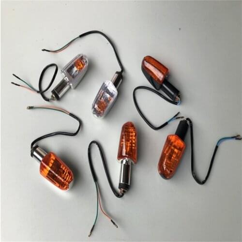 12V Motorcycle Turn Signal Lights Blinker Bulb Amber Flasher Light for Honda Kawasaki Suzuki Yamaha Lamp Universal