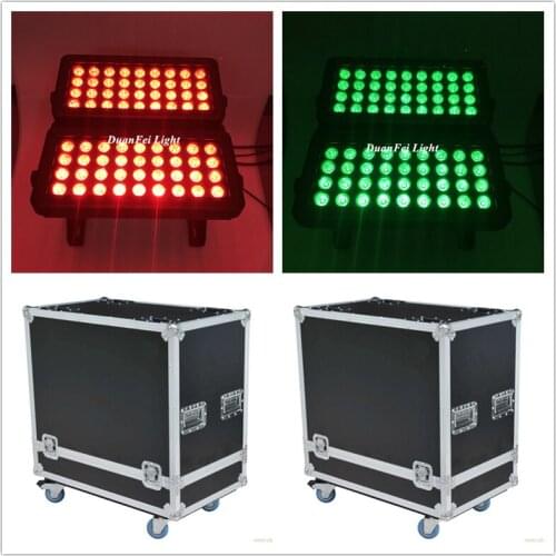 DuanFei Light Outdoor wall washer led rgbw 72x10w 4in1 led city color light led rgbw flighcase