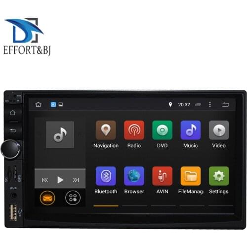 7 Inch universal front panel:178*100mm Android 9.0 Octa Core 4GB RAM Car Radio Stereo Audio Stereo Radio WIFI RDS GPS Navigation