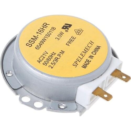 Microwave Oven Turntable Synchronous Motor SSM-16HR 21V 3W 50/60Hz For LG