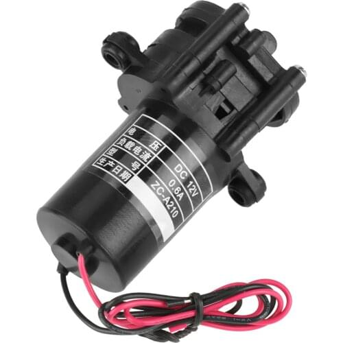 ZC-A210 12V Mini Plastic High Efficiency Self-priming Water Pump DC Gear PWater Pump