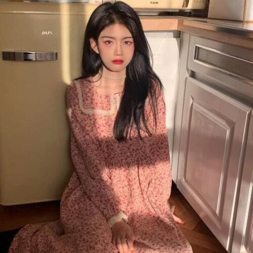 Woman Dresses Womens Dress Autumn and Winter Loose Doll Collar Vestido De Mujer Femme Robe