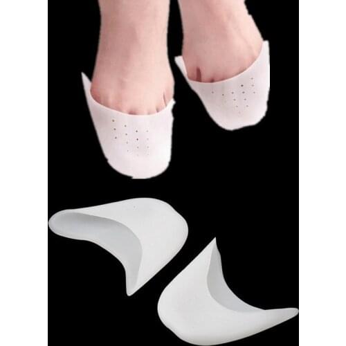 1Pair Toe Protector Silicone Gel Pointe Toe Cap Cover For Toes Soft Pads Protectors For Ballet Shoes Feet Care Tools