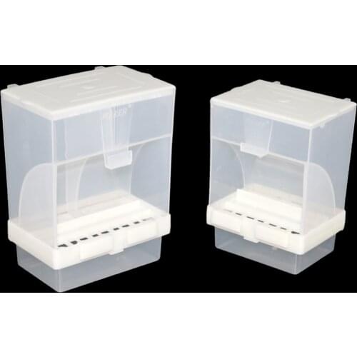 1Pcs Pet Bird Prevention Splash Food Container Parrot Hanging Automatic Feeder Bird Feeder Starling Tiger Skin Peony