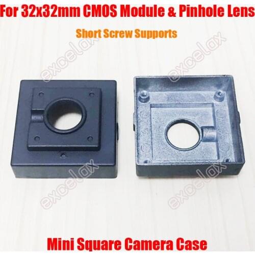 10PCS/Lot 32x32mm CMOS Camera Mini Square Case Metal ATM FPV CCTV Module Board Use Casing Housing by Excelax