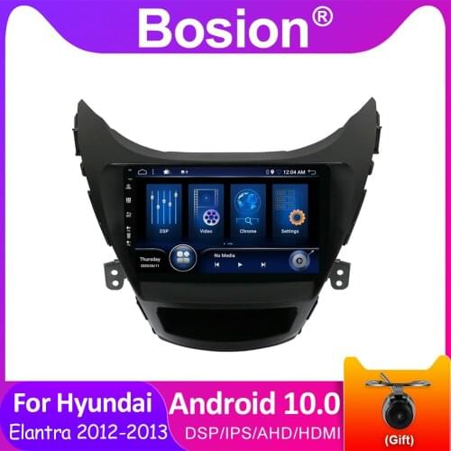 Bosion Android 10 Car DVD Multimedia Player For Hyundai Elantra 2013-2013 GPS Navigation IPS DSP 4GB+64GB Car Radios 2 din