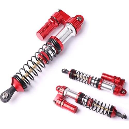 RCTOYFUN 4pcs Oil Not Filled 110mm Aluminum Shock Absorber Damper For 1/10 RC Crawler Axial SCX10 TRX4 D90 Tamiya CC01 Car Truck