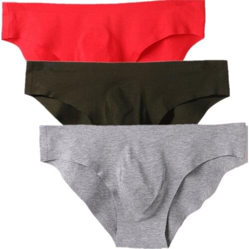 Brand Sexy Underwear Men Briefs Modal Comfortable Plus Size Mens Slip Cueca Male Panties Underpants Briefs 7 Colors