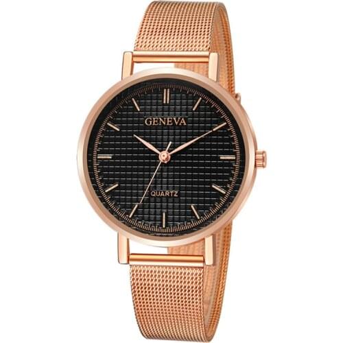 Fashion Gold Sliver Mesh Stainless Steel Watches Women Top Brand Luxury Casual Clock Ladies Wrist Watch Relogio Feminino xfcs