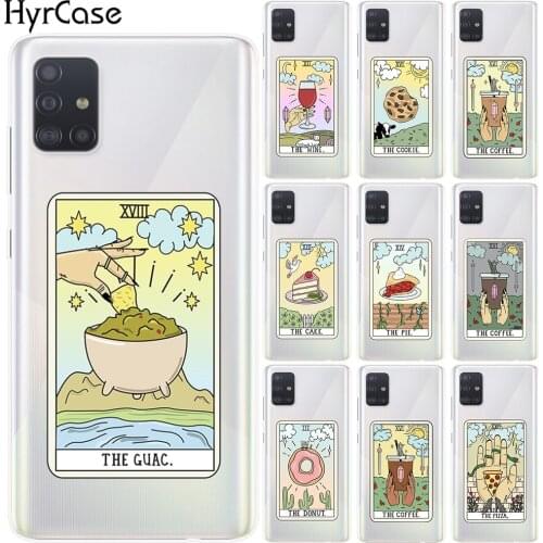 Aesthetic Art Coffee Pizza Cake Case Cover For Samsung A51 A71 A01 A7 A6 A8 Plus A9 2018 A10 A20 A30 A40 A50 A60 A70 A80 A90