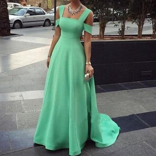 Elegant 2019 Guest Dresses robe demoiselle d'honneur robe de mariee vestido largo 2018 Green Dress Long vestido madrinha