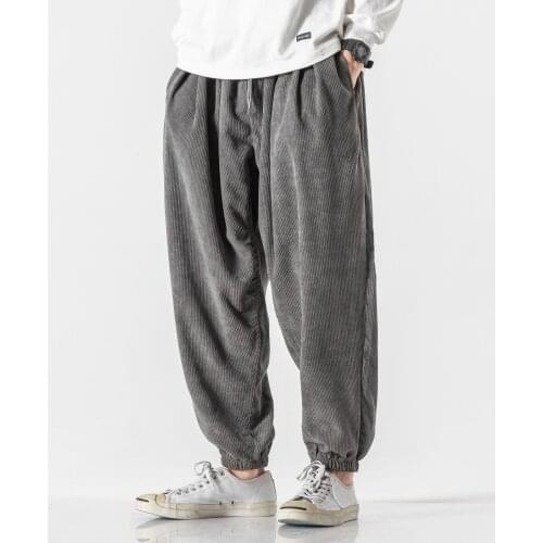 FAVOCENT Men's Corduroy Trousers