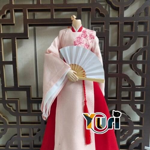 Doll Use WORD OF HONOR Shan He Ling Wen Kexing Zhou Zishu BJD Costume For 1/3 1/4 1/6 BJD Doll Clothes Pink Clothing Sa