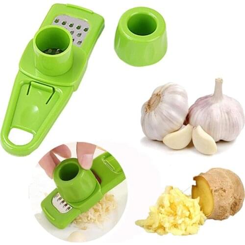 ONEUP Multi Functional Garlic Presses Plastic Kitchen Accessories Garlic Grinding Tools Grater Planer Slicer Cutter Vegetable