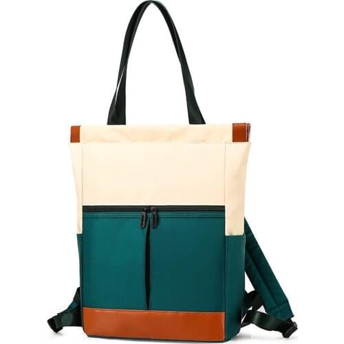 Large Capacity Shoulder Bag Waterproof Nylon Bag Light Outdoor Slung Satchel Multi-functional Backpack