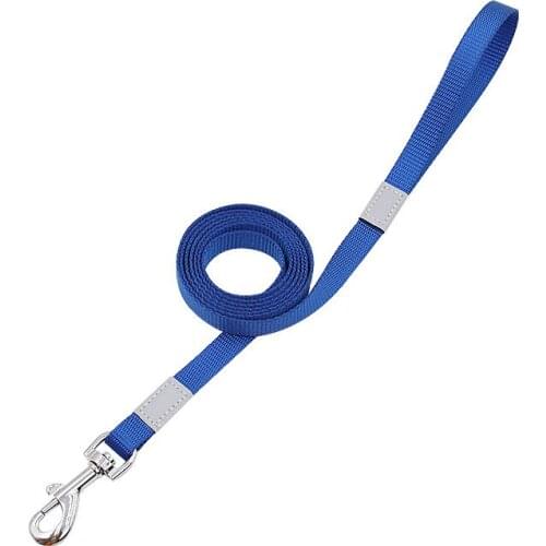 Dog tag harness leash collar traction cat rope new reflective imitation nylon walking chain pet products correa bulldog pitbull