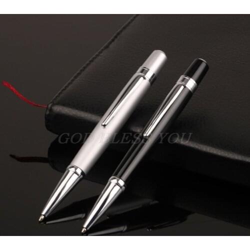 Luxury Mini Metal Ballpoint Pen Roller 1.0mm Black Ink Business School Supplies Drop Shipping