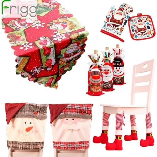 Merry Christmas Decorations For Home Cristmas Gift Christmas Ornaments Santa Claus Christmas Kitchen Decoration New Year 2020