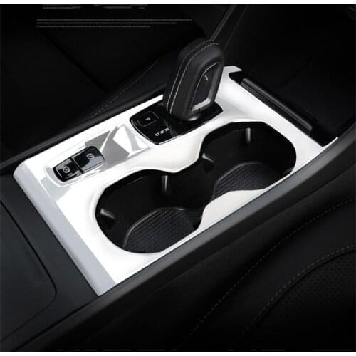 Silver Air Outlet Navigation Glasses Window Headlight Switch Decorated Frame For Volvo XC40 AAA614A