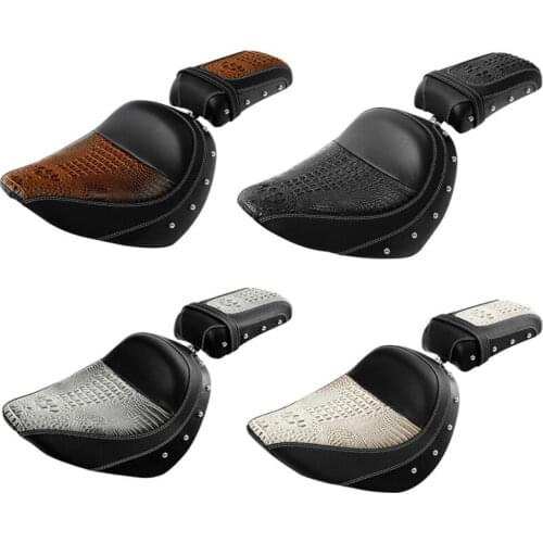 Motorcycle Rider Driver Passenger Seat Fit For Harley Street Bob FXBB Softail Standard 18 19 2020