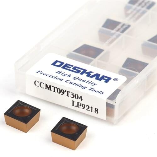 CCMT09T304 LF9218 CCMT09T308 CNC Lathe Two-color Internal Turning Tool Carbide insert Machining Quality Assurance Wear-Resistant