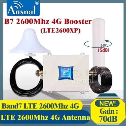 LTE 2600Mhz 4G Cellphone Cellular Booster Band7 LTE FDD 2600Mhz 4G Network Cellular Repeater 4G MobilePhone Cellular Amplifeir