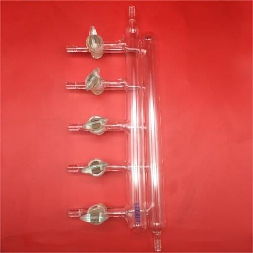 Double tube vacuum gas distributor (section solid plug) 5 group of section doors