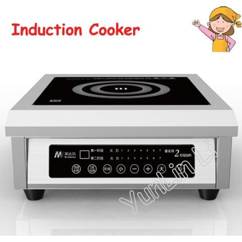 High Power Induction Cooker Commercial Induction Cooker 6kw Electromagnetic Oven Restaurant Soup Stove