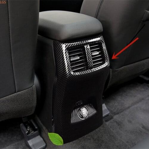 For Kia Sportage R 2018-2019 ABS Chrome rear air conditioner air outlet anti-kick board decorative protection car styling