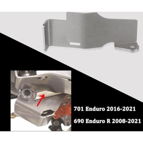 Motorcycle REAR BRAKE MASTER CYLINDER PROTECTION For 690 Enduro R 2008-2021 Husqvarna 701 Enduro 2016 2017 2018 2019 2020 2021