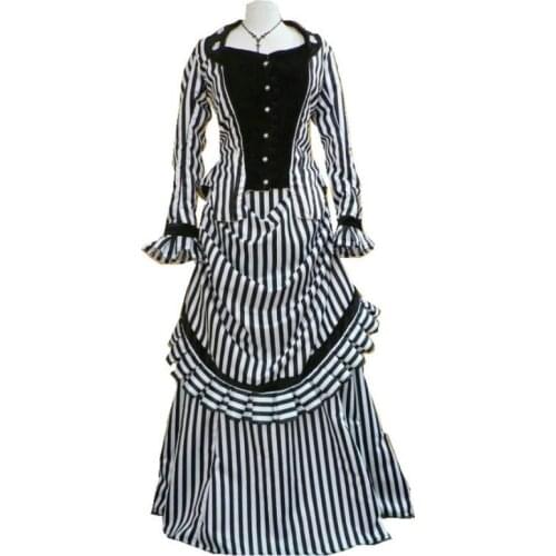 Custom-madeR-358 19 century Vintage costume Renaissance Victorian Dress/Civil War Southern Belle Ball Halloween dresses