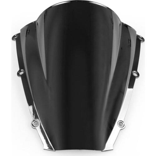 ZXMT Windshield WindScreen Windproof Smoke Accessories Clear Transparent Tinted Chrome For CBR600RR 2003-2004 CBR600 F5 03 04