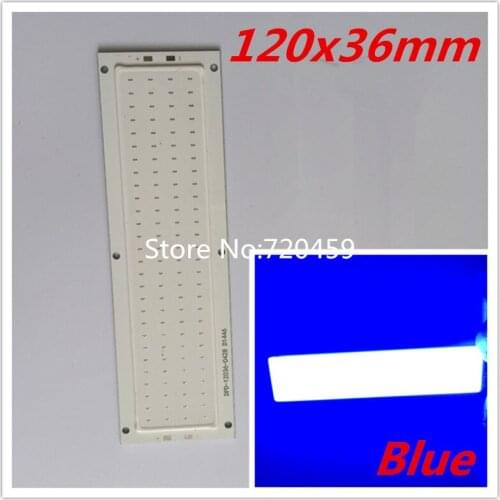 5pcs LED surface emitting COB light strip lamp lamp panel DC12-14V Blue of integrated lamp strip surface plate 120x36mm