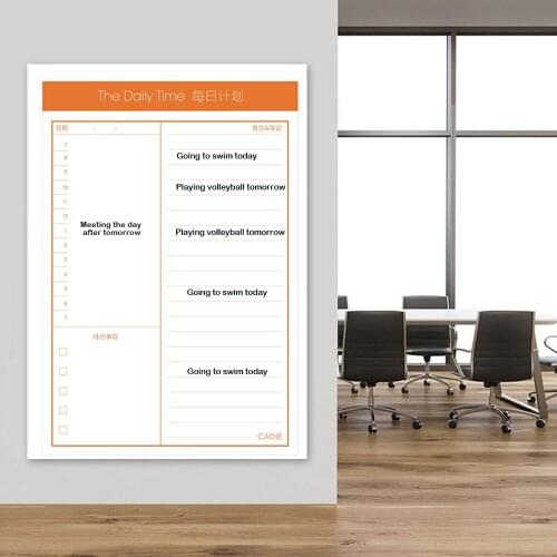 50 Sheets Notebook Tearable To Do List Notepad Daily Planner Pads Schedule Memo Notebook for School Office Home Supplies