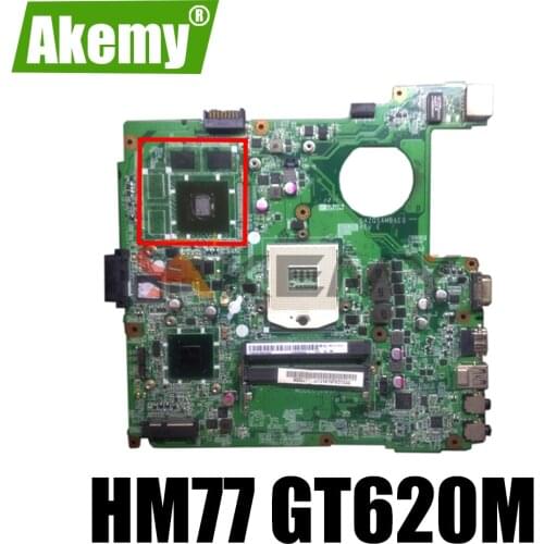 Akemy DAZQSAMB6E0 motherboard for ACER E1-471 EC-471 V3-471 E1-431 laptop motherboard PGA989 HM77 GT620M 100% test work