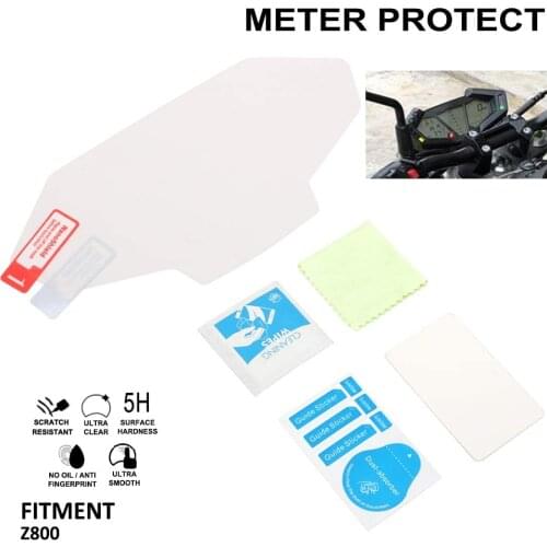 For Kawasaki Z800 2013-2016 Motorcycle Accessories Cluster Screen Scratch Protector Film Speedometer Guards Dashboard