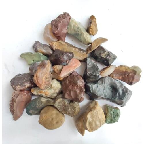 Alxa Gobi Agate Natural Rough Stone Strange Stone Ornamental Stone Family Fish Tank Decoration Stone