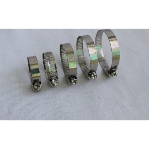 Vidric American stainless steel hose clamps, hoop clamps, buckles, natural gas hose clamps, washing machine drain hose clamps