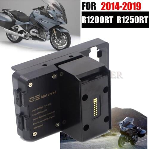 2020 Wireless Charging Motorcycle navigation bracket For BMW R1200RT R1250RT gps navigator usb charger Phone Navigation holder