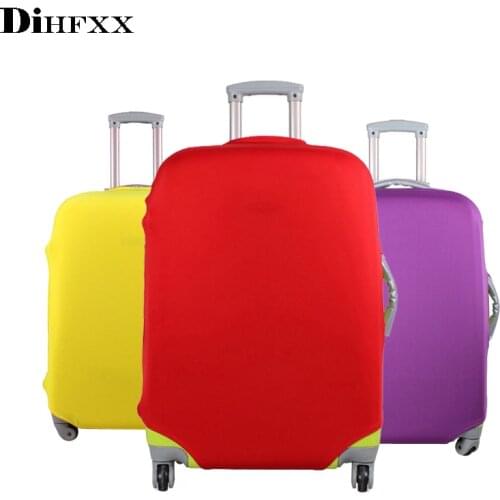 DIHFXX Suitcase and luggage candy color protective cover for 18~30inch trolley case elastic dust cover, travel accessories DX-02