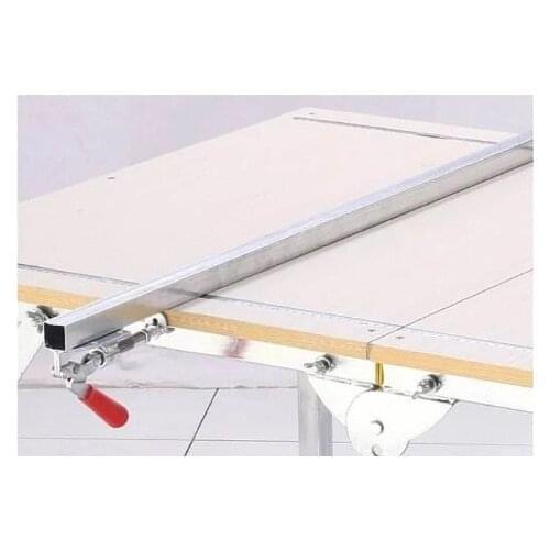 For Flip saw Electric Circular Saw Cutting Machine Aluminum Guide Ruler Fixing Clip Fixture Wood Board clamp Woodworking Tool