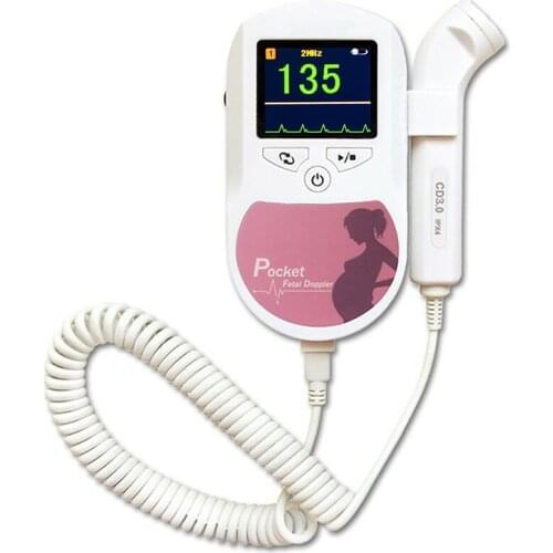 Baby Sound C1 Fetal Doppler 3.0MHz Prenatal Baby Heart Rate Detector Home Pregnancy Monitor Portable Fetal Ultrasound Detector