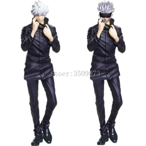 20cm Anime Figrue Jujutsu Kaisen Gojo Satoru Change Head Action Figurine Gojo Satoru Itadori Yuji Figurine Model Doll Gift