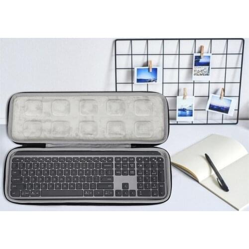 Hard EVA Travel Case Portable Shockproof, Dustproof And Waterproof Storage Bag For Logitech MX Keys Advanced Keyboard