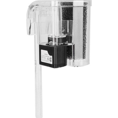 Mini Aquarium Fish Tank Waterfall Hang On External Oxygen Pumping Water Filter Aquarium Accessories Decoration